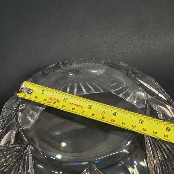 Noritake 9" Centerpiece Bowl Salad Fruit Bowl Glass Crystal Treasure Vintage - Picture 7 of 8